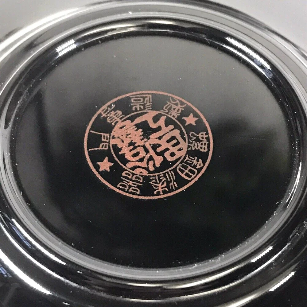 Set of 6 COASTERS Mother of Pearl Lacquer Ware FREESIA FLOWERS Shin Do Boxed NEW